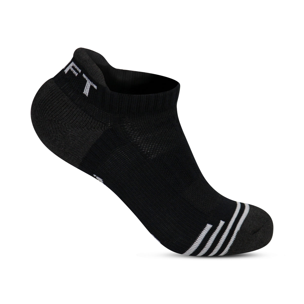 DRIFT Performance bamboo charcoal ankle sock in black
