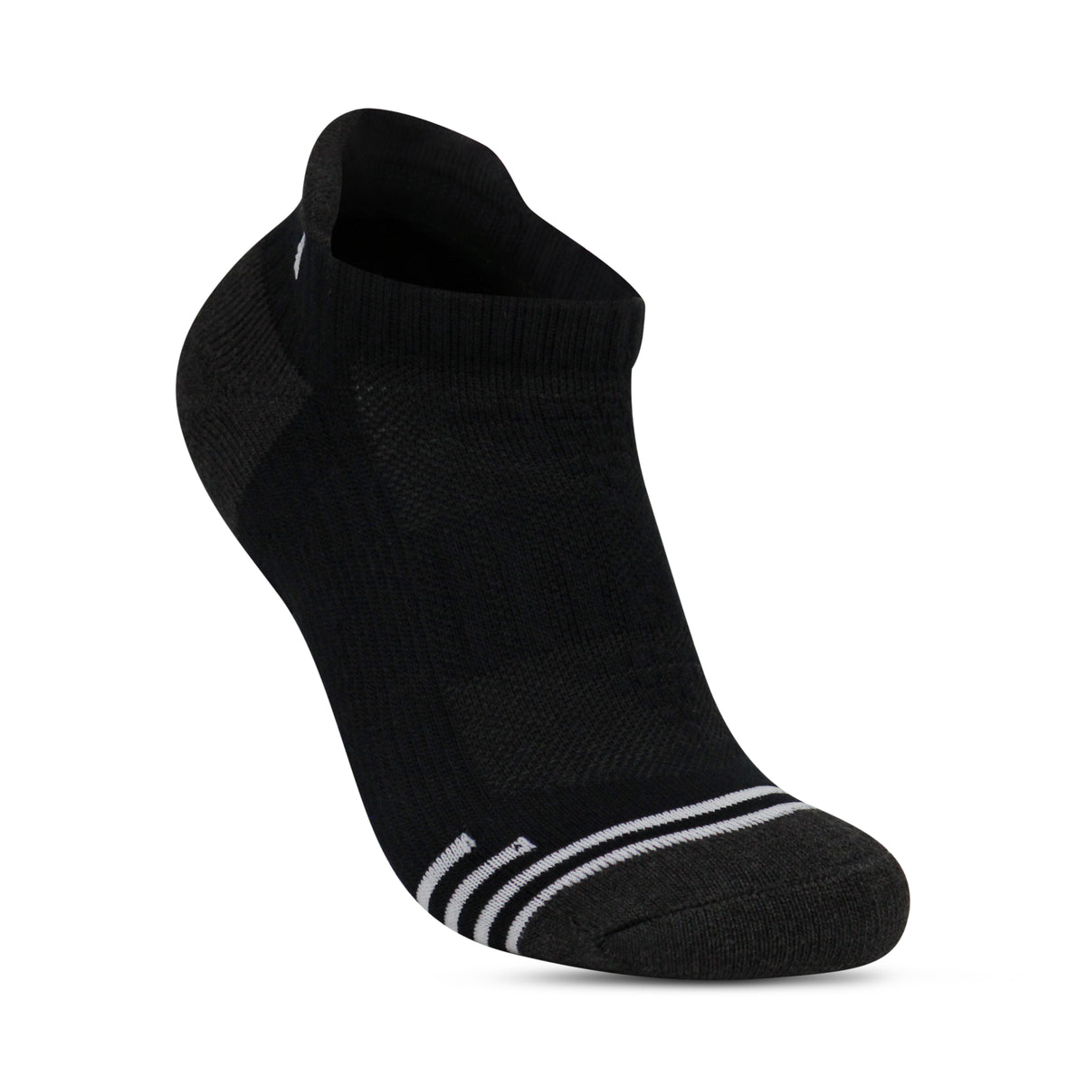 DRIFT Performance bamboo charcoal ankle sock in black