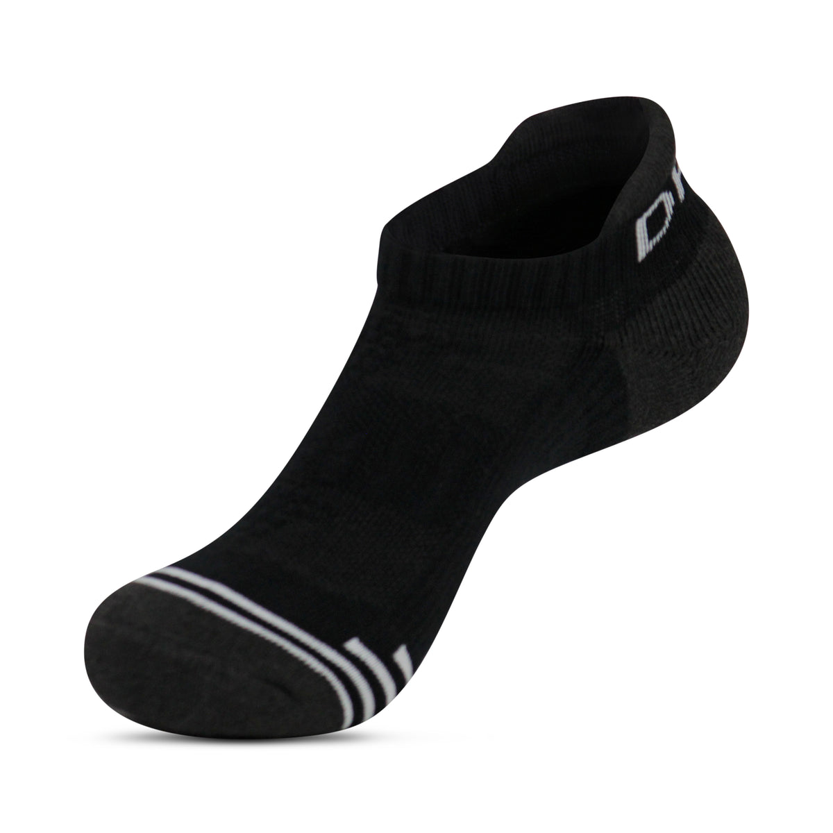 DRIFT Performance bamboo charcoal ankle sock in black