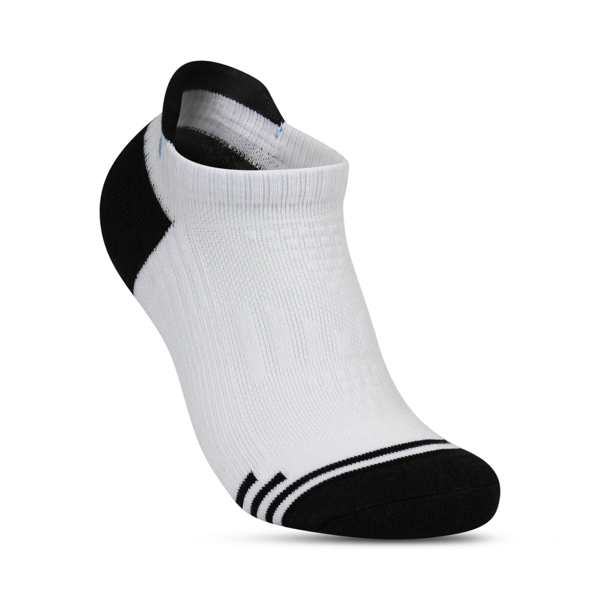 DRIFT Performance bamboo charcoal ankle sock in white