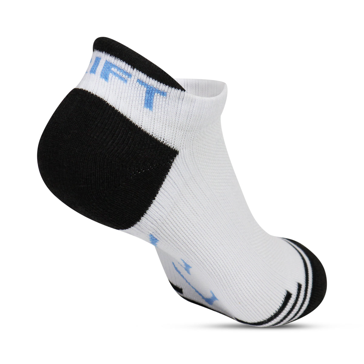 DRIFT Performance bamboo charcoal ankle sock in white
